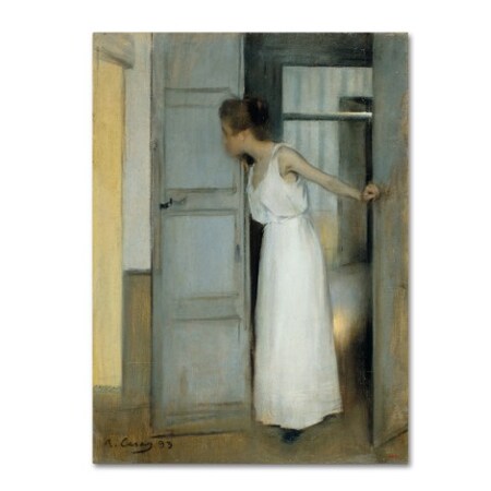 Ramon Casas 'Over My Dead Body' Canvas Art,14x19